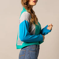 Kimes Ranch Women's Cami Cropped Sweater in Green