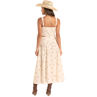 Rock & Roll Denim Women's Flower Print Skirt