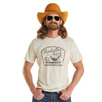 Rock & Roll Denim Unisex Dale Brisby Graphic T-Shirt in Natural