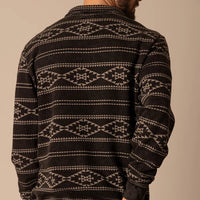 Kimes Ranch Men's Crupper Quarter Zip Pullover in Black