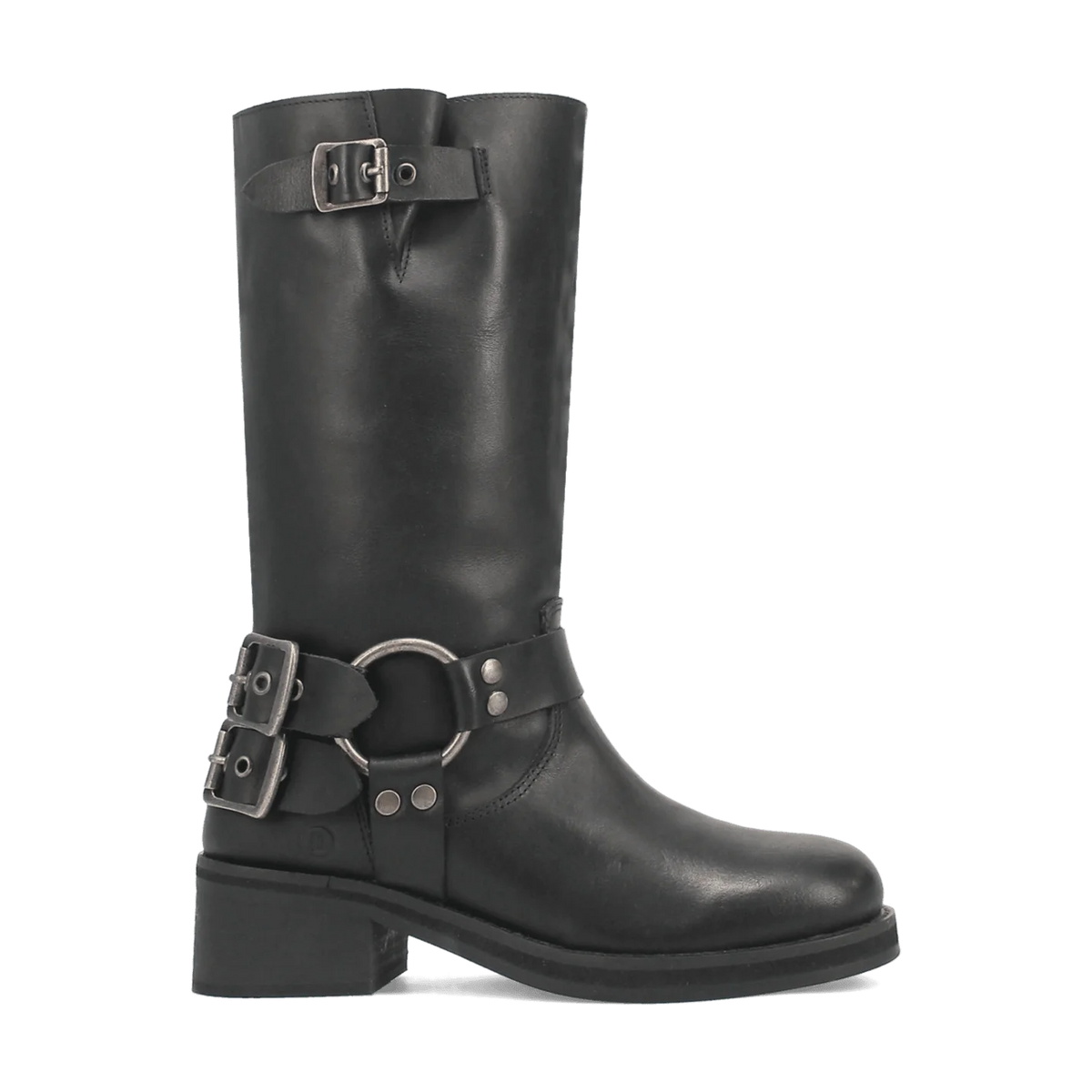 Dingo Women's Harlee Leather Boot in Black