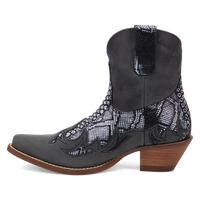 Dingo Women's Cobra Kiss Leather Bootie in Black