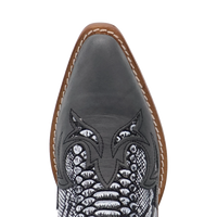 Dingo Women's Cobra Kiss Leather Bootie in Black