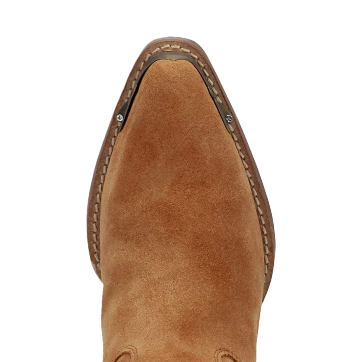 Dingo Women's Texas Charm Suede Leather Bootie in Camel