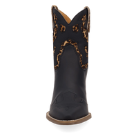 Dingo Women's Run Wild Leather Bootie in Leopard