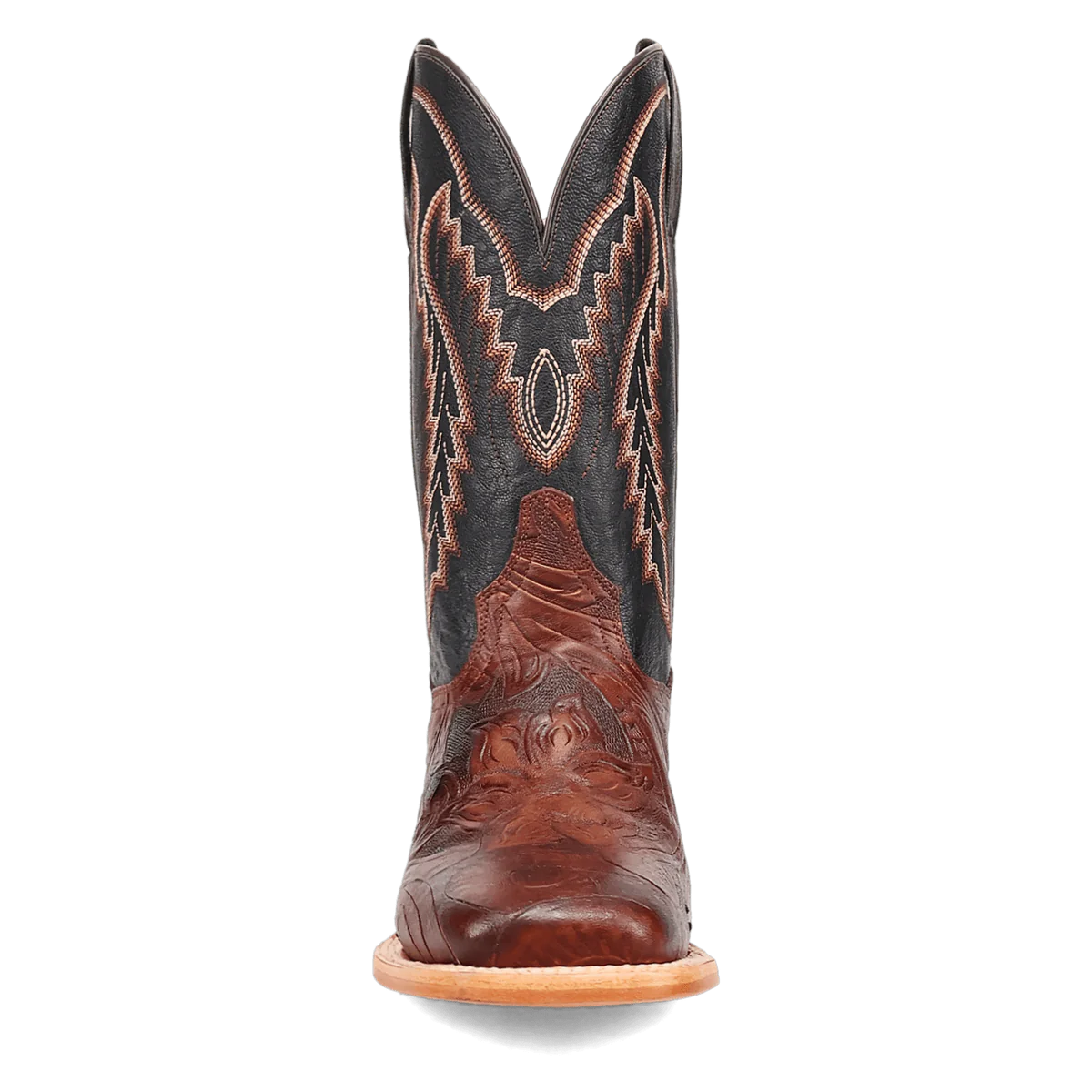 Dan Post Women's Tayla Tooled Leather Boot in Brown