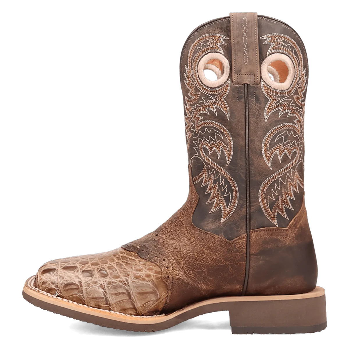 Dan Post Men's Egan Caiman Western Boot in Bay Apache