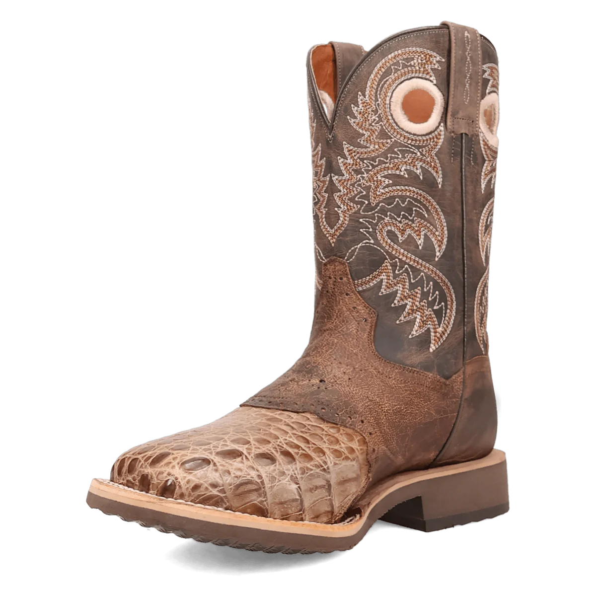 Dan Post Men's Egan Caiman Western Boot in Bay Apache