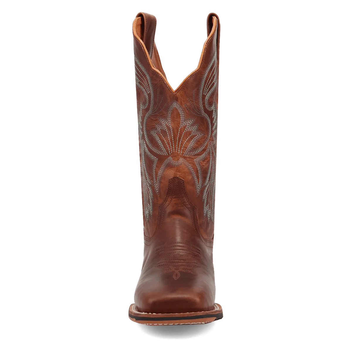 Dan Post Women's Lizzie Square Toe Boot in Brandy Brown