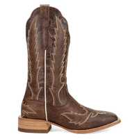 Dan Post Women's Denita Wide Square Toe Boot in Brown