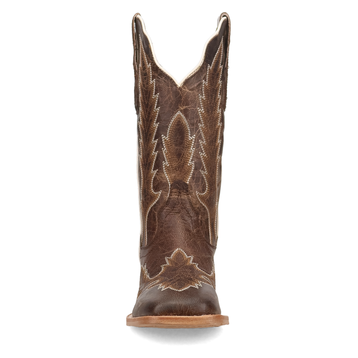 Dan Post Women's Denita Wide Square Toe Boot in Brown