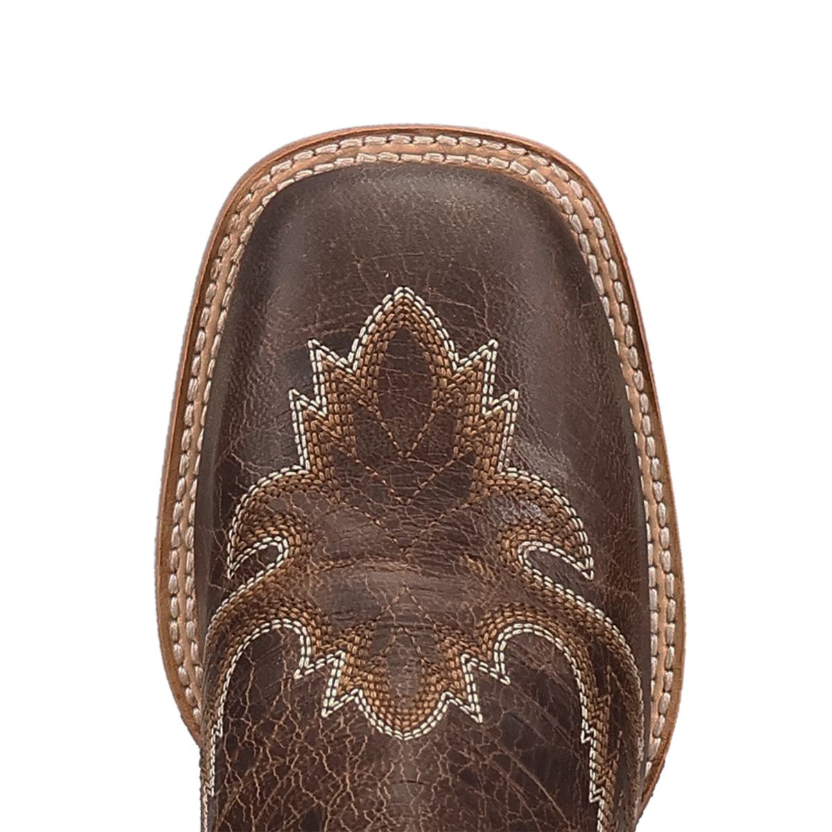 Dan Post Women's Denita Wide Square Toe Boot in Brown