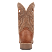 Dan Post Men's Martel Full Quill Ostrich Western Boot in Brown