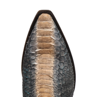 Dan Post Men's Stryker Python Snip Toe Boot in Grey