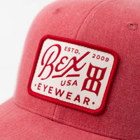 BEX Wyatt Curved Bill Classic Hat in Cranberry/Beige