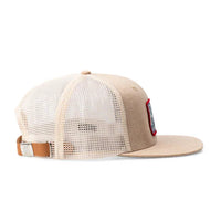 BEX Wyatt Flat Bill Classic Hat in Sand/Denim