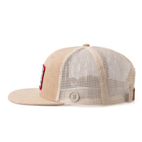 BEX Wyatt Flat Bill Classic Hat in Sand/Denim