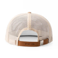 BEX Wyatt Flat Bill Classic Hat in Sand/Denim