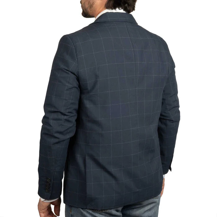 Cinch Men's Navy Plaid Sport Coat