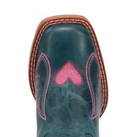 Dan Post Girl's Sweet Caroline Western Boot in Turquoise