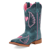 Dan Post Girl's Sweet Caroline Western Boot in Turquoise