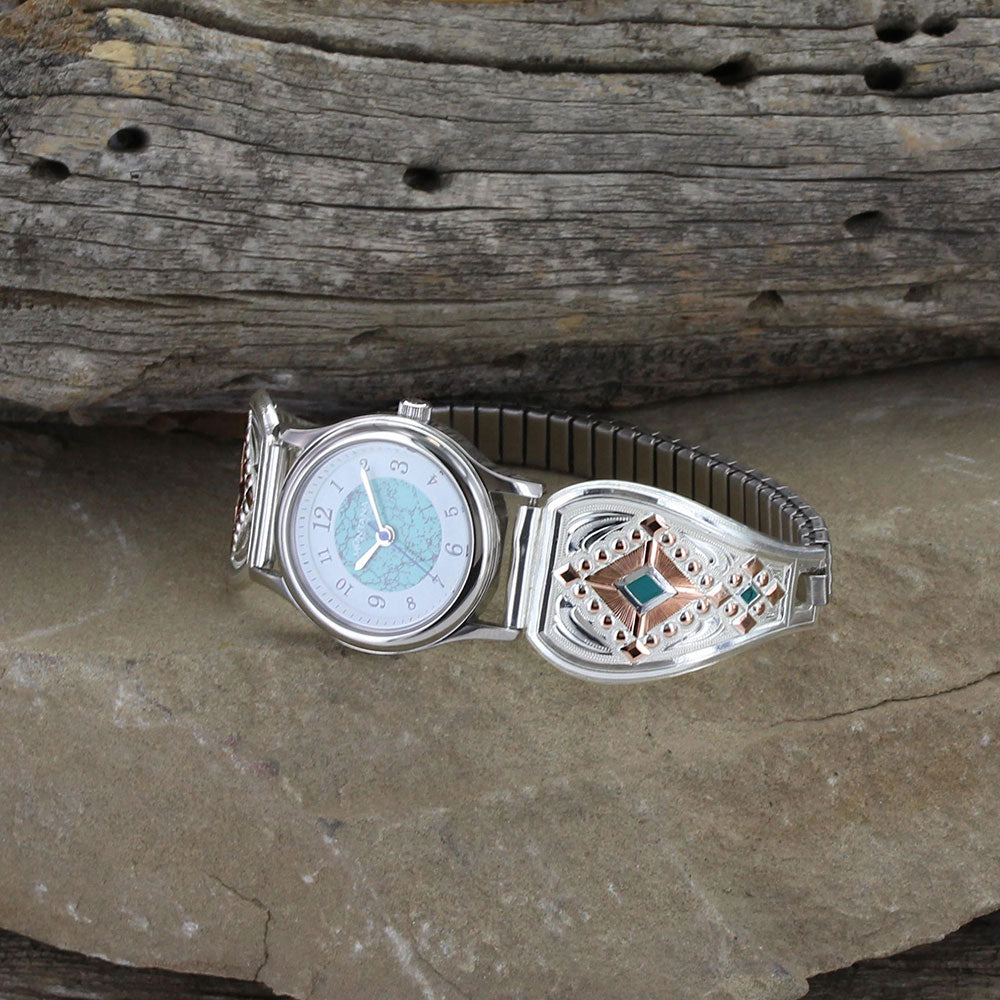Montana Silversmith Two Tone Southwestern Beats Expansion Watch