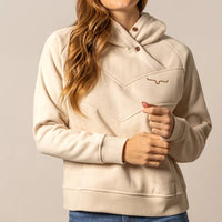 Kimes Ranch Women's Ella Western Hoodie in Natural