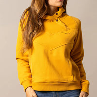 Kimes Ranch Women's Ella Western Hoodie in Yellow Ochre