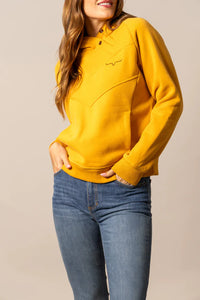 Kimes Ranch Women's Ella Western Hoodie in Yellow Ochre