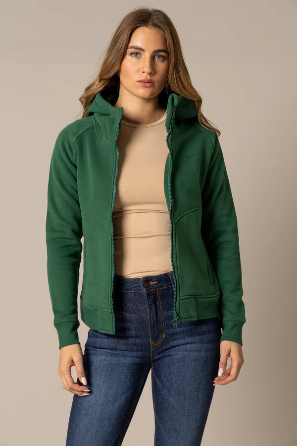 Kimes Ranch Women's Emma Zip Up Hoodie in Forest