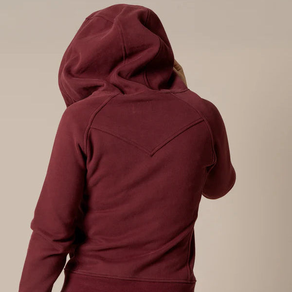 Kimes Ranch Women's Emma Zip Up Hoodie in Maroon