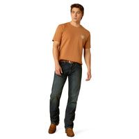 Ariat Men's Horizon Oasis Graphic T-Shirt in Chipmunk