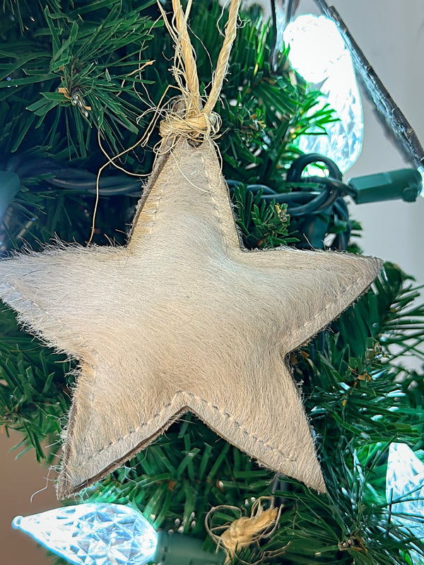 Cowhide and Embossed Leather Ornaments