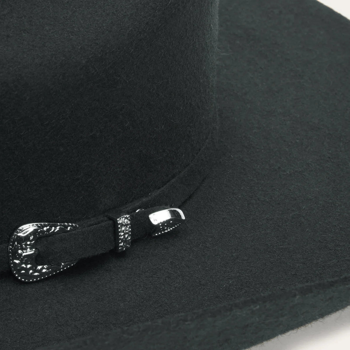 Stetson Youth Giddy Up Wool Felt Cowboy Hat in Black