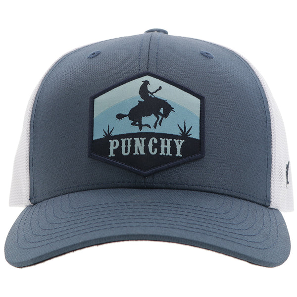 Hooey "Ranchero" Trucker Hat in Blue & White