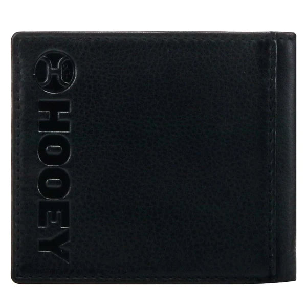Hooey "Black Hawk" Aztec Woven Leather Bi-Fold Wallet