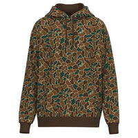 Hooey Men's Legendary Critter Camo Hoodie in Brown