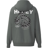 Hooey Men's Rattler Snake Logo Hoodie in Grey