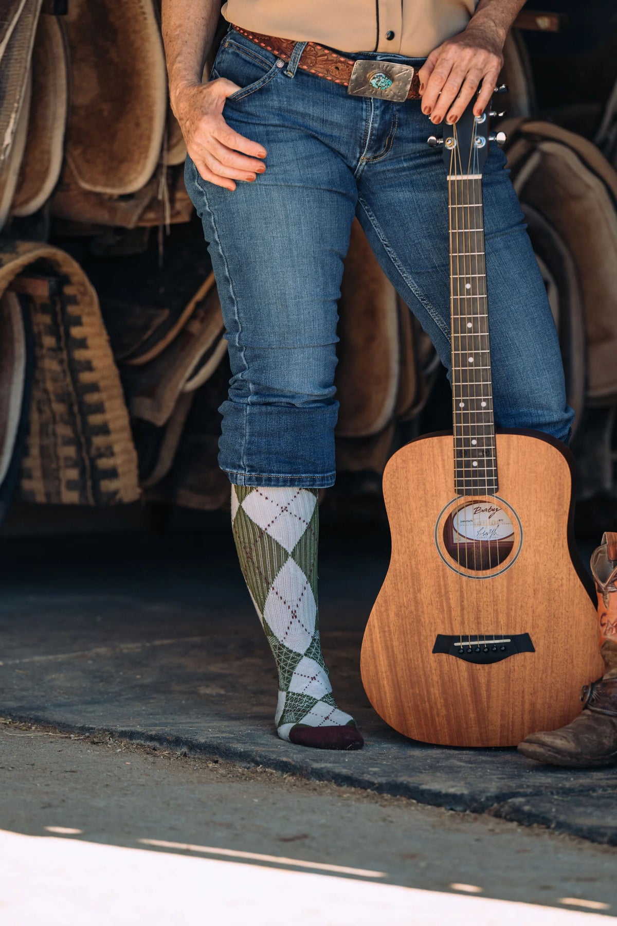 Lucky Chuck Women's Ranch Rider Performance Boot Socks