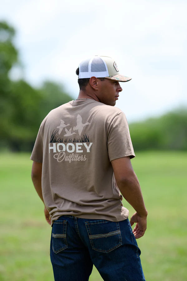 Hooey Men's Decoy Graphic Tee in Brown
