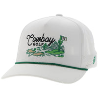 Hooey "Hooey Hills" White with Golf Course Landscape Hat