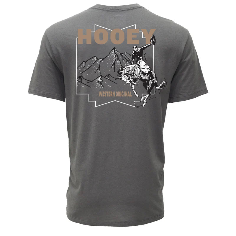 Hooey Men's Briggs Graphic Tee in Steel Grey