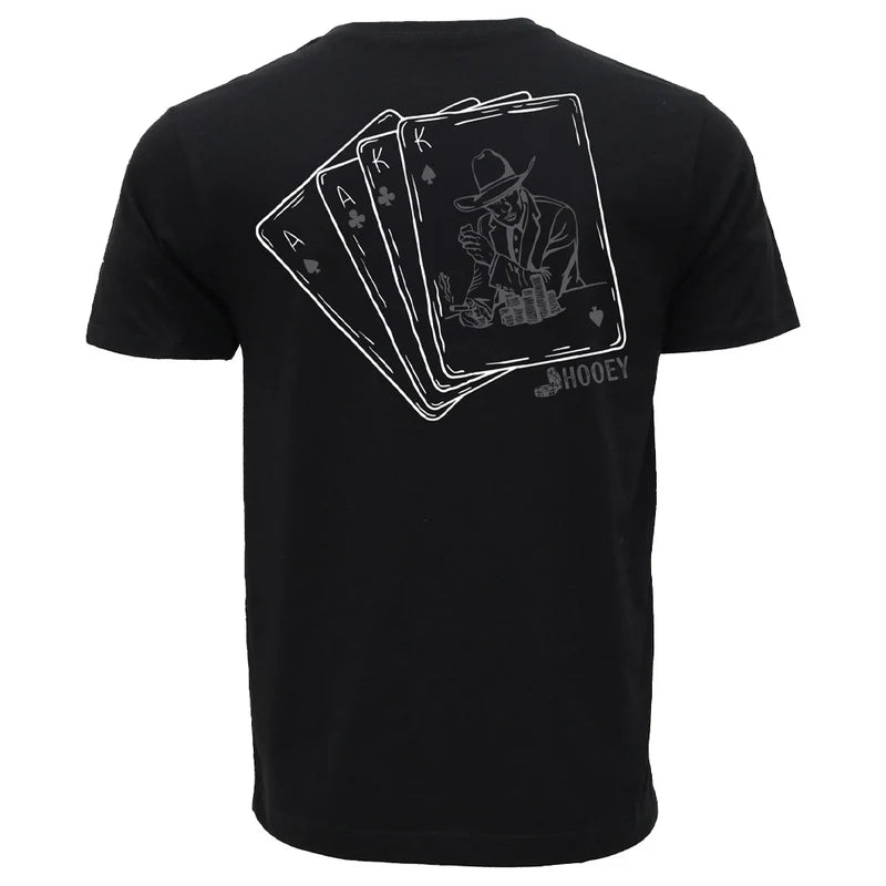 Hooey Men's Gambler Graphic Tee in Black