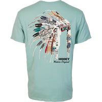 Hooey Men's Hooey Heritage Graphic Tee in Light Blue