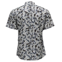 Hooey Men's Sol S/S Western Pearl Snap Shirt in Grey Critter Camo