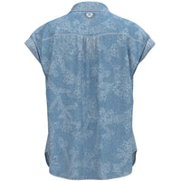 Hooey Women's Darlin' S/S Chambray Snap Shirt in Denim/Floral
