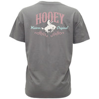 Hooey Women's S/S Salado Graphic Tee in Grey