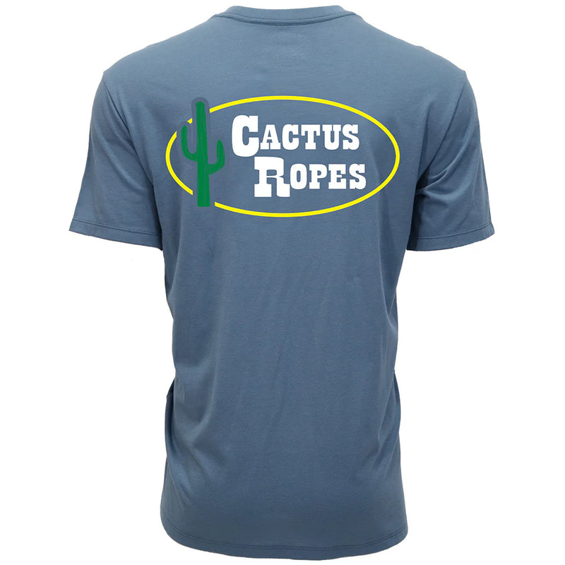 Hooey Men's Cactus Ropes Graphic Tee in Dark Denim