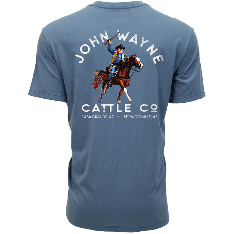 Hooey Youth John Wayne Graphic T-Shirt in Dark Denim