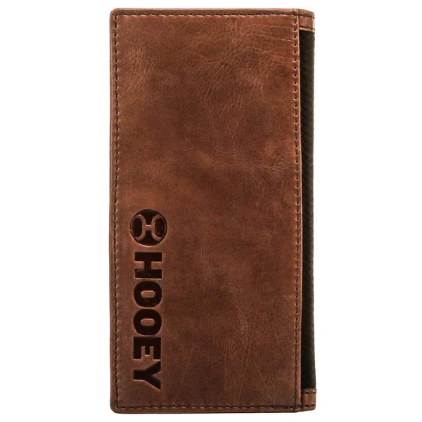 Hooey "Classic Roughout" Leather Basket Weave Rodeo Wallet